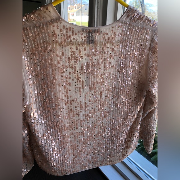 H&M Pink Sequins Cardigan - NWT - Picture 5 of 11